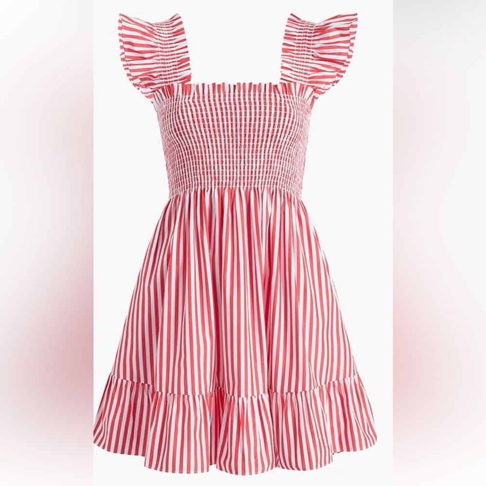 The Elizabeth Nap Dress - Hill House Cherry Stripe
